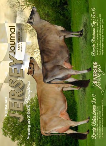 April/May 2010 - Australian Jersey Breeders Society