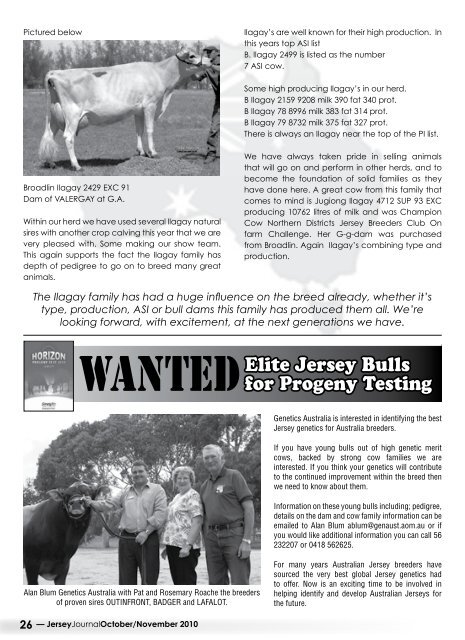 Oct/Nov 2010 - Australian Jersey Breeders Society
