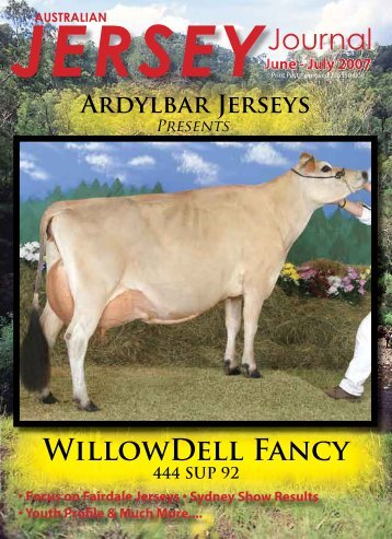 WillowDell Fancy Journal - Australian Jersey Breeders Society