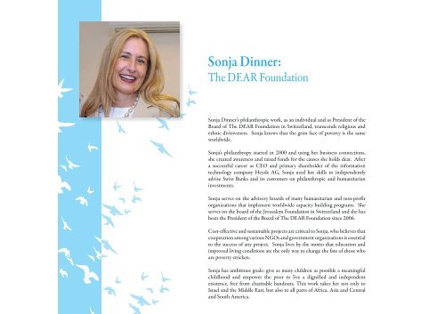 Sonja Dinner: - Jerusalem Foundation
