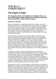 The enigma of Elgar - Jessica Duchen