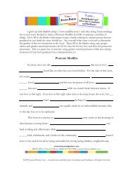 Pronoun Madlibs - I am... Safe Zone