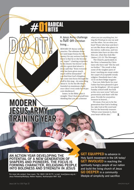 web mag.indd - Jesus Army