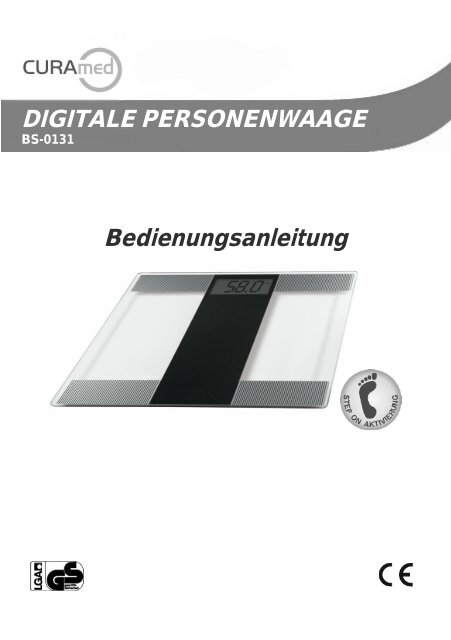 Personenwaage Curamed BS0131 - JET GmbH