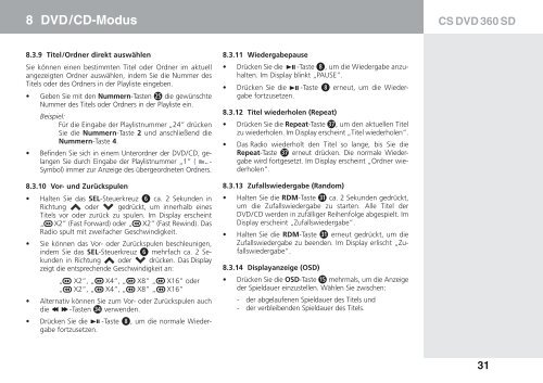 CS DVD 360 SD