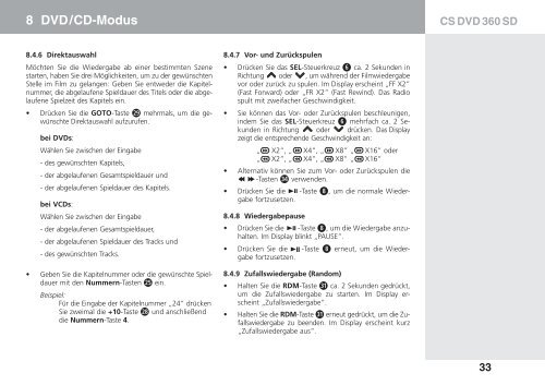 CS DVD 360 SD