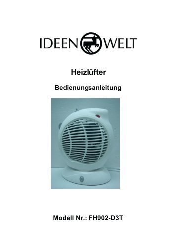 HeizlÃ¼fter FH902-D3T - JET GmbH