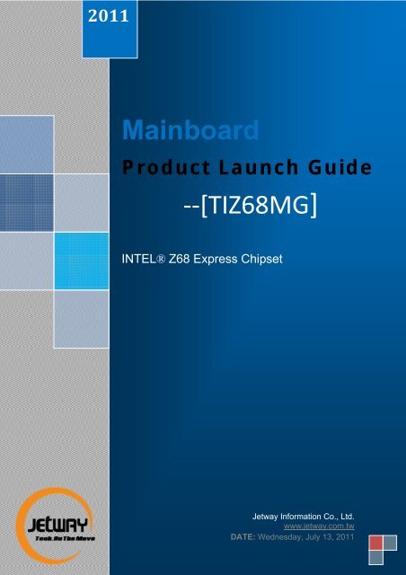 Mainboard --[TIZ68MG] - Jetway Computer