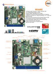 Mainboard Diagram - Jetway Computer