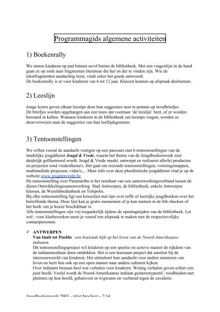 Volledige programmagids van de Antwerpse bibliotheken (PDF)