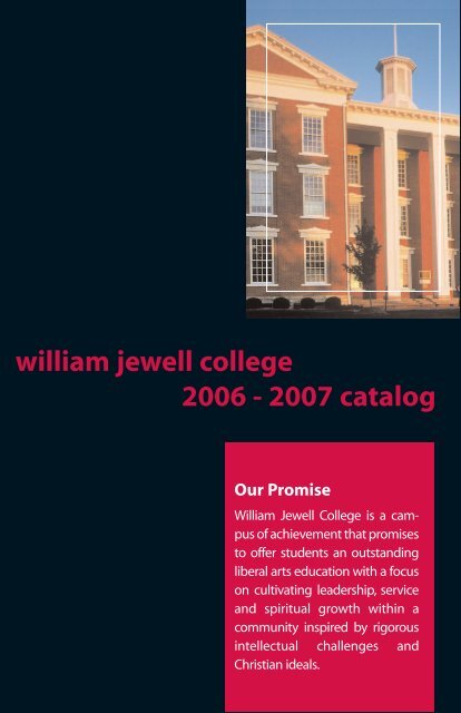 Courses of Study - William Jewell College