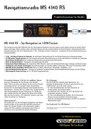 Navigationsradio MS 4140 RS - jewuwa