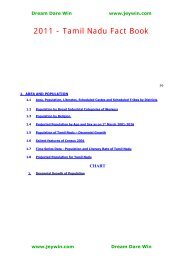 2011 A Tamil Nadu Statistical Tables Jeywin