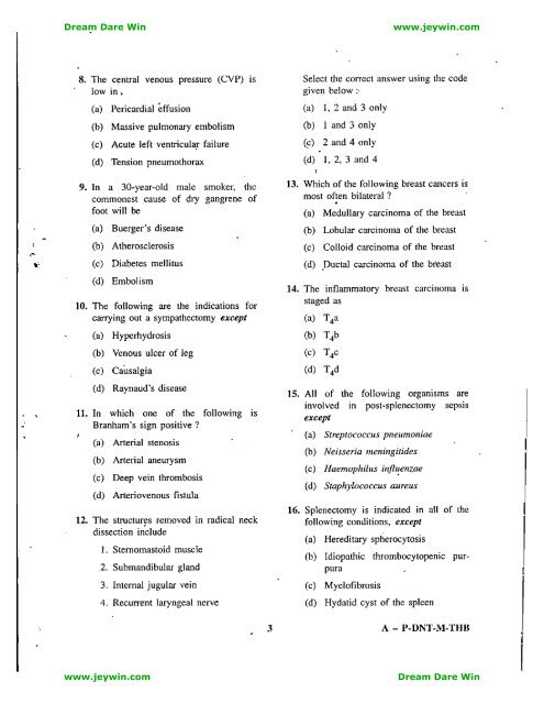 Surgery, Gynaecology & Obstetrics and Preventive & Social - Jeywin