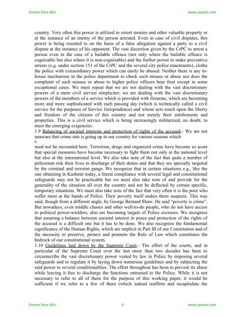 Report 177 Part II â Law relating to Arrest - Jeywin