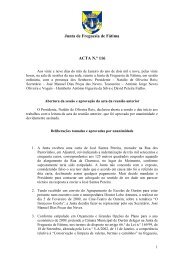 Acta nÂº 116 - Junta de Freguesia de FÃ¡tima
