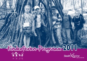 Kinderferien-Programm 2011 - Jugend- und Familiendienst eV