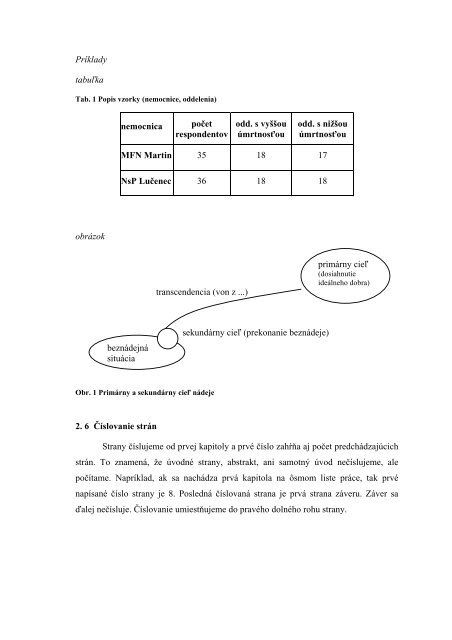 ošetrovateľstvo manuál k bakalárskym prá - Jesseniova lekárska ...