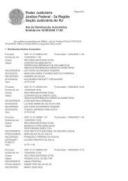 JustiÃ§a Federal - 2a RegiÃ£o Poder JudiciÃ¡rio SeÃ§Ã£o JudiciÃ¡ria do RJ