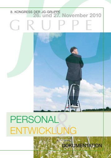 PERSONAL ENTWICKLUNG - JG-Gruppe