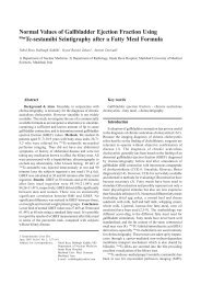 Normal Values of Gallbladder Ejection Fraction Using ... - rjge.ro