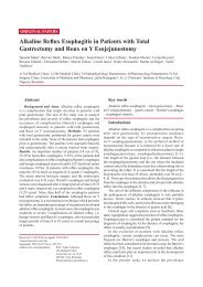 Alkaline Reflux Esophagitis in Patients with Total ... - ResearchGate