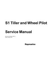 S1 Tiller and Wheel Pilot Service Manual - UCHIMATA SAILING ...