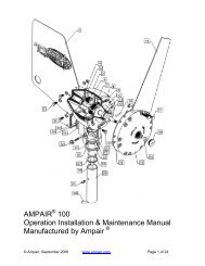 Ampair 100 Manual - Precision Wind Technology