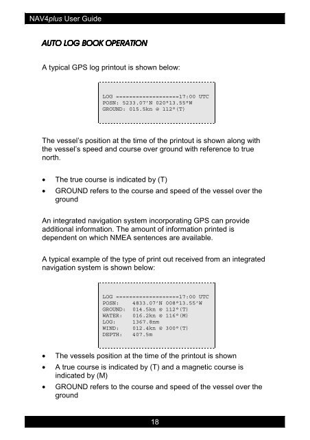 NAV4 Plus User Guide Issue 2 - ICS Electronics Limited