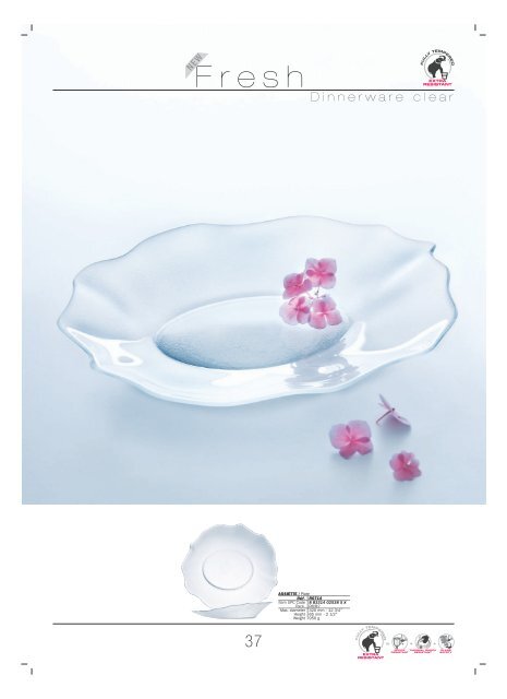 DINNERWARE ARCOROC 2007-2008 KATALOG