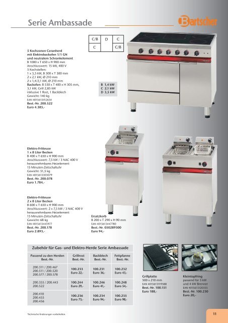 Katalog Bartscher