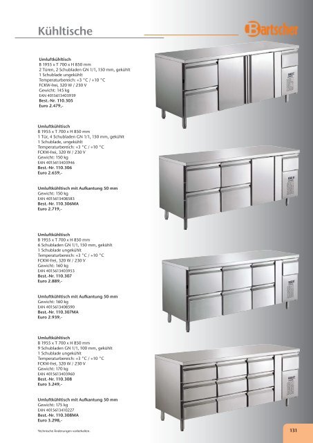 Katalog Bartscher