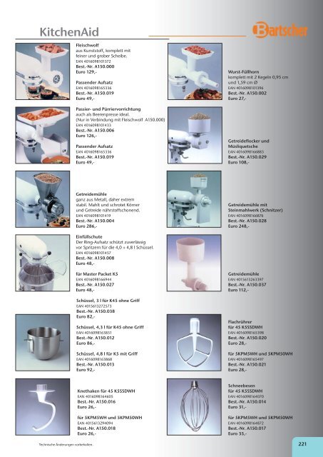 Katalog Bartscher