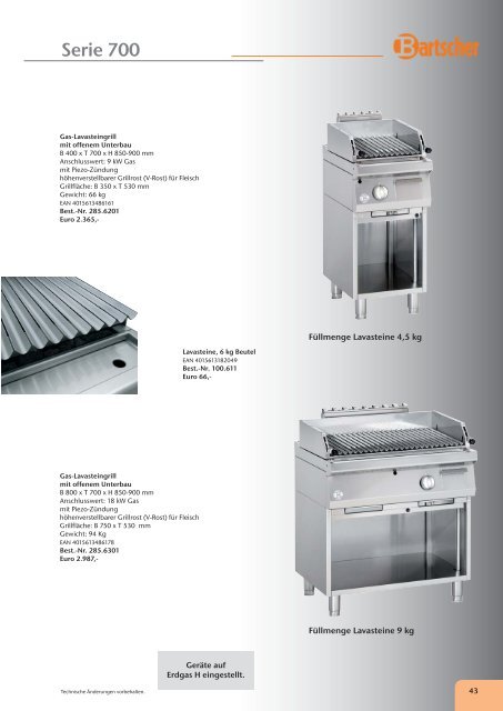 Katalog Bartscher