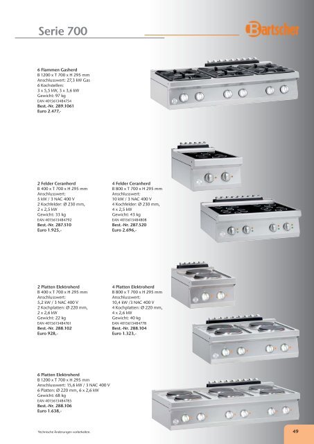 Katalog Bartscher