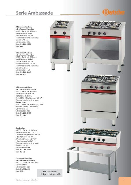 Katalog Bartscher