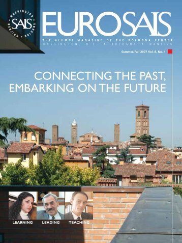 connecting the past, embarking on the future - Bologna Center