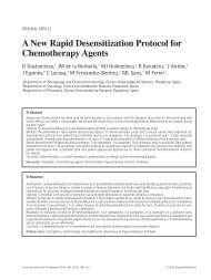 A New Rapid Desensitization Protocol for Chemotherapy Agents