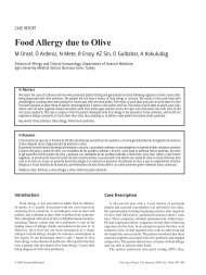 Food Allergy due to Olive - ResearchGate