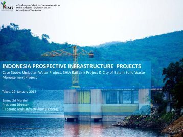 INDONESIA PROSPECTIVE INFRASTRUCTURE PROJECTS - JICA