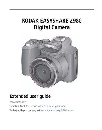 KODAK EASYSHARE Z980 Digital Camera
