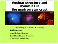 title:"Nuclear structure and dynamics in the neutron star crust"