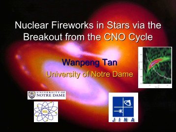 Nuclear Fireworks in Stars via the Breakout from the CNO Cycle