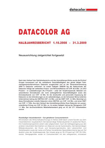 DATACOLOR AG - Datacolor.com