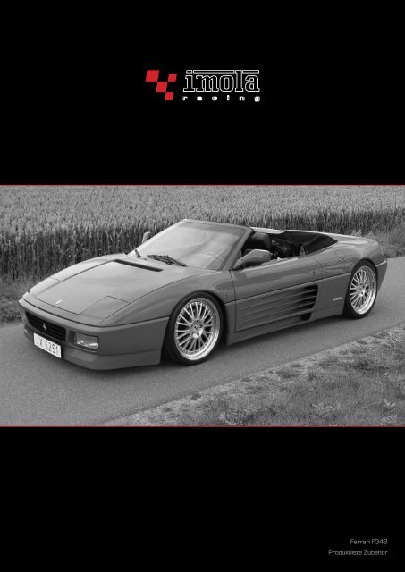 Ferrari F348 Produktliste Zubehör - Dimex Group