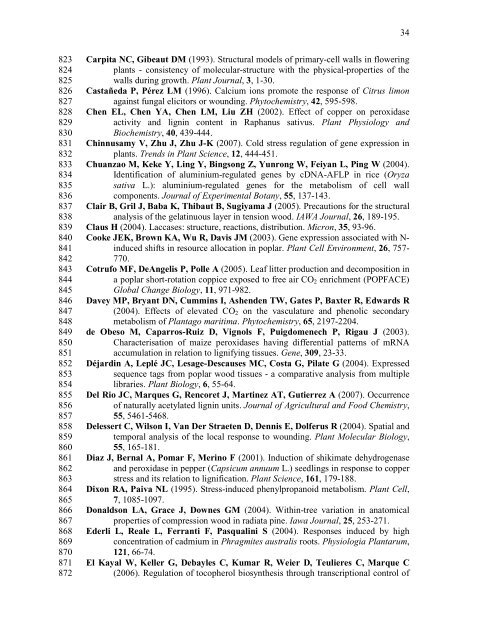 Abiotic and biotic stresses and changes in the lignin ... - ResearchGate