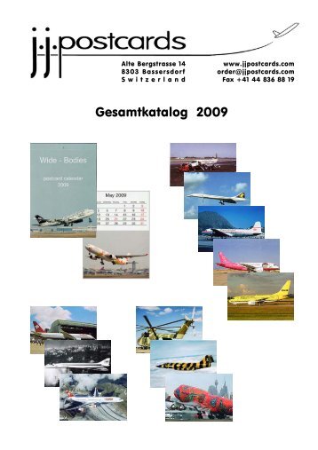 Gesamtkatalog 2009 - jj Postcards