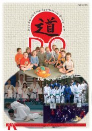 Die Vereinsze itung - Judo Karate Club Sportschule Goslar eV