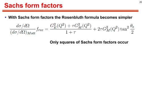 Form Factors with Electrons and Positrons - Jefferson Lab