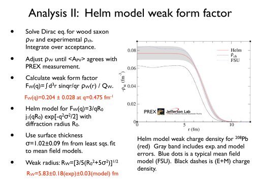 Parity violating measurements of neutron densities - Jefferson Lab